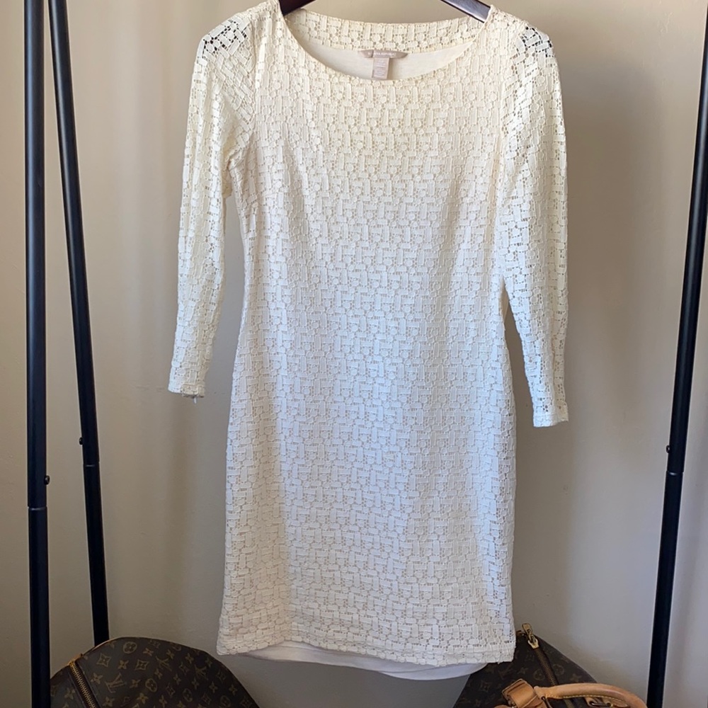 Banana Republic cream dress